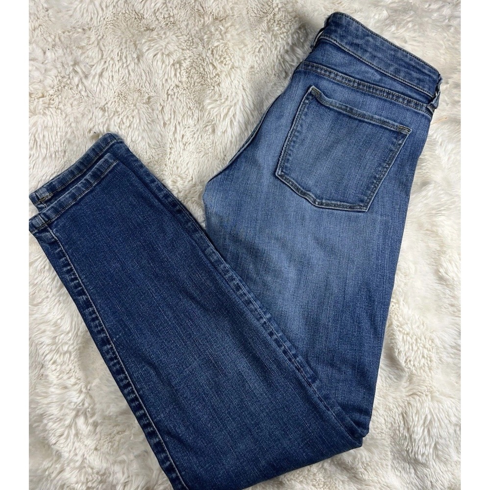 Banana Republic Jeans Womens Size 28/6 Blue Skinny Fit Medium Wash Denim Pants C